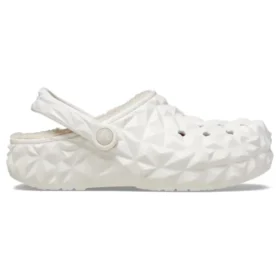 Classic Lined Geometric Pistokkaat ”White”