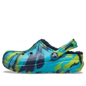 Classic Lined Marbled Pistokkaat ”Blue Tie-Dye”