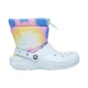 Classic Lined Neo Puff -saappaat ”Tie-Dye Mineral Blue”
