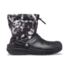 Classic Lined Neo Puff Tie-Dye Saappaat ”Black White”