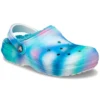 Classic Lined Solarized Pistokkaat ”White Blue Aqua”