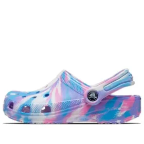 Classic Marbled Clog ”Blue Purple Pink”
