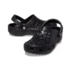 Classic Metallic Crocskin Pistokkaat ”Black”