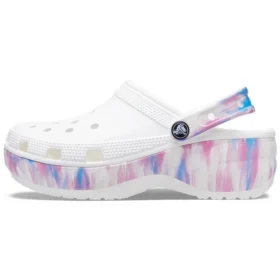 Classic Platform Clog ”Valkoinen-Violetti”