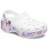 Classic Platform Clog ”Valkoinen-Violetti”