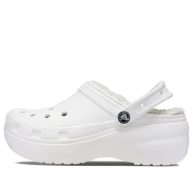 Classic Platform Lined Clogs ”White”