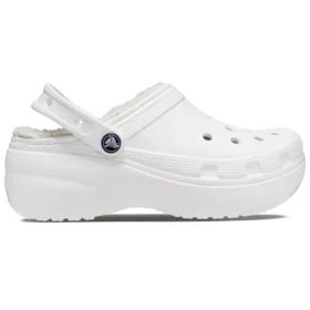 Classic Platform Lined Clogs ”White”