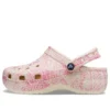 Classic Platform Snake Print Pistokkaat ”Pink”