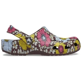 Classic Retro Floral Pistokkaat ”Yellow Pink”