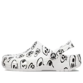 Classic Skull Print -pistokkaat ”White Black”