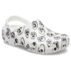 Classic Skull Print -pistokkaat ”White Black”