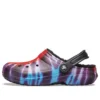 Classic Tie-Dye Stay Warm Cozy Crocs -urheilutohvelit, unisex, violetti-punainen