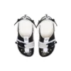 Classic Zip Tie Buckle -pistokkaat ”Black White”