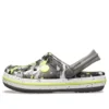 Crocband-camouflage-kuvioiset pistokkaat ”Grey Black Yellow”