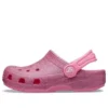 Crocband Classic Glitter Pistokkaat ”Pink”