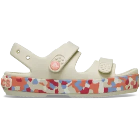 Crocband™ Cruiser Glow Confetti -nauhasandaalit pikkulapsille