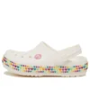 Crocband Gem Band -pistokkaat ”White Multi”