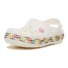 Crocband Gem Band -pistokkaat ”White Multi”