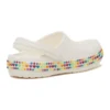 Crocband Gem Band -pistokkaat ”White Multi”