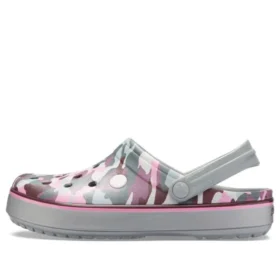 Crocband Graphic III Pistokkaat ”Grey Pink”