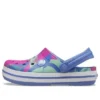 Crocband Graphic Pistokkaat ”Blue Pink Green”