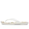Crocband-kuvioidut varvassandaalit ”White Tan”