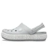 Crocband Logo Mania -pistokkaat ”Grey Silver”