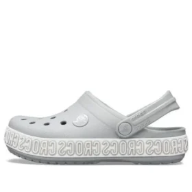 Crocband Logo Mania -pistokkaat ”Grey Silver”