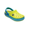 Crocband Pistokkaat, pyöreä kärki, ”Yellow Blue”
