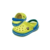 Crocband Pistokkaat, pyöreä kärki, ”Yellow Blue”