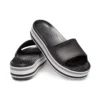 Crocband Platform Slides ”Black Grey White”