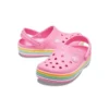 Crocband Rainbow Glitter -pistokkaat ”Pink”