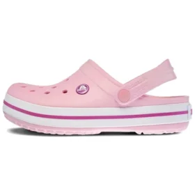Crocband-sandaalit, unisex, vaaleanpunainen ja violetti