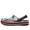 Crocband Seasonal Graphic Pistokkaat ”Black White Pink”
