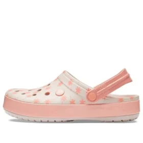Crocband Seasonal Graphic Pistokkaat ”Pink White”