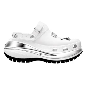 Crocs x MCM Mega Crush Clog ”White Silver”