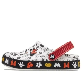 Crocs x Mickey Off Court -pistokkaat ”White Black Red”