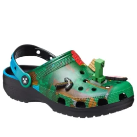 Crocs x Minecraft Pistokkaat ”Green Black”