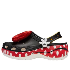 Crocs x Minnie Mouse Classic Platform Clog ”Musta Punainen Valkoinen”