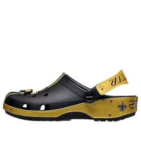 Crocs x NFL Classic Clog New Orleans Saints ”Black Gold”