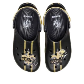 Crocs x NFL Classic Clog New Orleans Saints ”Black Gold”