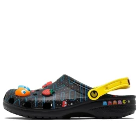 Crocs x Pac-Man All-Terrain Pistokkaat ”Black Yellow”