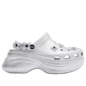 Crocs x SMFK Bae Pistokkaat ”Silver Glitter”