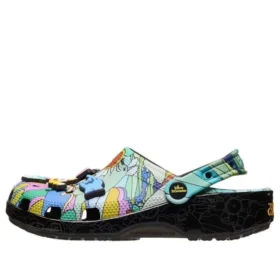 Crocs x The Beatles -pistokkaat ”Multi-Color Black”