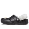 Disco Classic Lined Clog Disco Glitter ”Musta Valkoinen”
