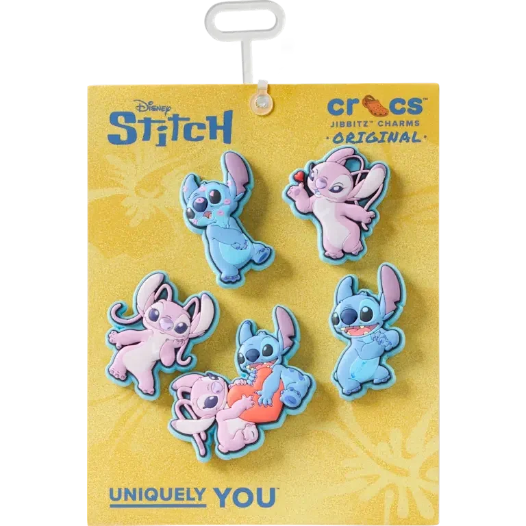 Disney Stitch & Angel 5-pakkaus Jibbitz-kenkäkoruja Disney Stitch & Angel 5-pakkaus Jibbitz-kenkäkoruja