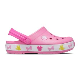 Disney x Crocs Classic Clog Kids ’Fun Lab Mickey Lights – Pink Lemonade’