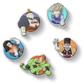 Dragon Ball Z -5-pakkaus (2 kpl) Jibbitz-korut