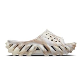 Echo Marbled Slide Kids ’Bone’