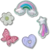 Funky Girly Icons -korut, 5 kpl:n pakkaus: Jibbitz-korut
